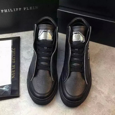 PhiliPP Plein High-Top Fashion Men Shoes--033